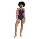 Mountain Warehouse Womens/Ladies Take The Plunge One Piece Swimsuit Navy 8 UK Mixed Womens One Piece Swimsuit