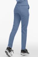 Movement by Butter-Soft Capricorn Women’s 7-Pocket Skinny Pintuck Scrub Pants in Blue Horizon | Size XXS Polyester/rayon/spandex
