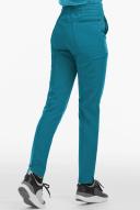 Movement by Butter-Soft Capricorn Women’s 7-Pocket Skinny Pintuck Scrub Pants in Caribbean Blue | Size S Polyester/rayon/spandex