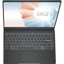 MSI - Intel i7-1195G7 - Intel Iris XE Graphics - DDR4 3200 8GB Memory - Carbon Gray - 512 GB PCIe SSD - 14.0" Screen - Modern 14 B11MOU-1025 - Thin An