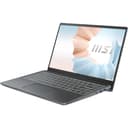 MSI - Intel i7-1195G7 - Intel Iris XE Graphics - DDR4 3200 8GB Memory - Carbon Gray - 512 GB PCIe SSD - 14.0" Screen - Modern 14 B11MOU-1025 - Thin An