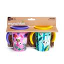 Munchkin WildLove Trainer Miracle 360 Cup, Toddler Cup Set, BPA Free Baby & Toddler Sippy Cups, Non Spill Cup, Dishwasher Safe Baby Cup, Leakproo