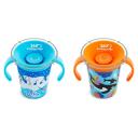 Munchkin WildLove Trainer Miracle 360 Cup, Toddler Cup Set, BPA Free Baby & Toddler Sippy Cups, Non Spill Cup, Dishwasher Safe Baby Cup, Leakproo