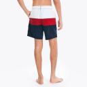 Nautica Men's Board Short Mint & Spinner Blue Color Block Quick-dry Drawstring Swim Trunks L