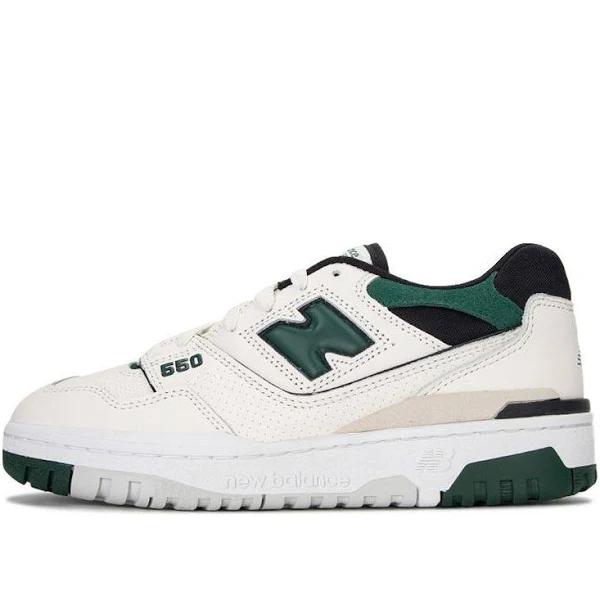New Balance 550 'White Green' (Retro/Unisex/Low Top/Basketball/Wear-resistant) BB550WT1 US 10½