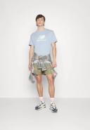 New Balance Essentials Stacked Logo Cotton Short Sleeve T-Shirt Blue S Man MT31541-LAY-S