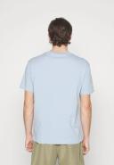 New Balance Essentials Stacked Logo Cotton Short Sleeve T-Shirt Blue S Man MT31541-LAY-S