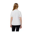 New Balance Essentials Stacked Logo Cotton Short Sleeve T-Shirt Pink White Kids - XS