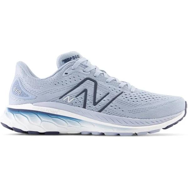 New Balance Men's Shoes Fresh Foam x 860v13 Light Arctic Grey/Natural Indigo/Silver Metallic - Size 7.5
