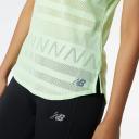 New Balance Q Speed Jacquard Short Sleeve Womens - S / Vibrant Spring Glo