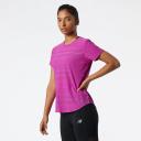 New Balance Q Speed Jacquard Short Sleeve Womens - S / Vibrant Spring Glo