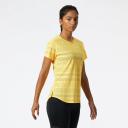 New Balance Q Speed Jacquard Short Sleeve Womens - S / Vibrant Spring Glo