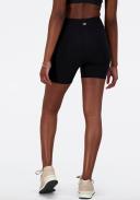 New Balance Women's Essentials Reimagined Archive Cotton Fitted Short Black - Size 2XL