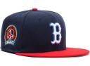 New Era Boston Red Sox Beer Pack 2004 World Series Champions Patch Hat Club Exclusive 59Fifty Fitted Hat Navy/Red