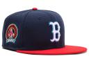 New Era Boston Red Sox Beer Pack 2004 World Series Champions Patch Hat Club Exclusive 59Fifty Fitted Hat Navy/Red