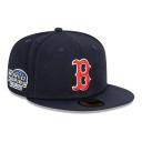 New Era Boston Red Sox Official Team Colours 2004 World Series Side Patch 59Fifty Fitted