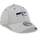 New Era Gray Seattle Seahawks 2022 NFL Training Camp Official Coach 39Thirty Flex Hat