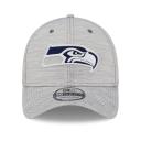 New Era Gray Seattle Seahawks 2022 NFL Training Camp Official Coach 39Thirty Flex Hat