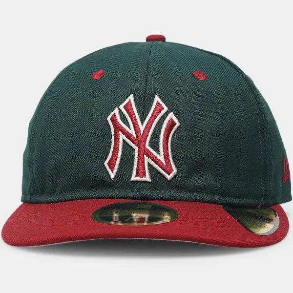 New Era Los Angeles Dodgers 'Beets & Greens' 59Fifty Retro Crown Fitted Dark Green/Cardinal