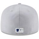 New Era Men's Gray Los Angeles Dodgers Cooperstown Collection Wool 59FIFTY Fitted Hat Grey/Grey