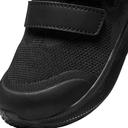 Nike Boys' Star Runner 3 Toddler Velcro Running Shoes (Black/Black/Dark Smoke Grey, Size 4C US)