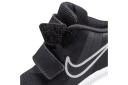Nike Boys' Star Runner 3 Toddler Velcro Running Shoes (Black/Black/Dark Smoke Grey, Size 4C US)