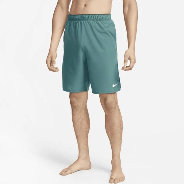 Nike Challenger Men's Dri-FIT 23cm (approx.) Unlined Running Shorts - 1 - 50% Recycled Polyester - Green