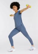 Nike Dri-FIT One Women's Standard-fit Short-Sleeve Top - 50% Recycled Polyester - Blue