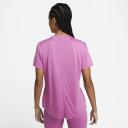 Nike Dri-FIT One Women's Standard-fit Short-Sleeve Top - Pink - 50% Recycled Polyester