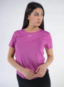 Nike Dri-FIT One Women's Standard-fit Short-Sleeve Top - Pink - 50% Recycled Polyester