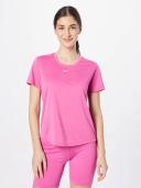 Nike Dri-FIT One Women's Standard-fit Short-Sleeve Top - Pink - 50% Recycled Polyester