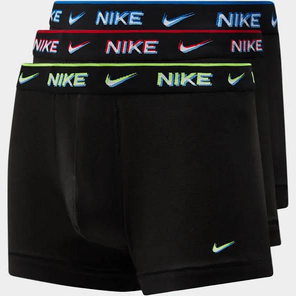Nike Everyday Stretch Trunks 3 Pack in Black L