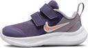 Nike Girls' Star Runner 3 Toddler Velcro Running Shoes (Canyon Purple/Metallic Red Bronze/Amethyst Ash, Size 10 US)