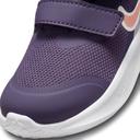 Nike Girls' Star Runner 3 Toddler Velcro Running Shoes (Canyon Purple/Metallic Red Bronze/Amethyst Ash, Size 10 US)