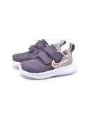 Nike Girls' Star Runner 3 Toddler Velcro Running Shoes (Canyon Purple/Metallic Red Bronze/Amethyst Ash, Size 5C US)