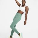 Nike Go Women's Firm-Support Mid-Rise Full-length Leggings with Pockets - Green