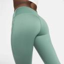 Nike Go Women's Firm-Support Mid-Rise Full-length Leggings with Pockets - Green
