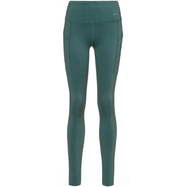 Nike Go Women's Firm-Support Mid-Rise Full-length Leggings with Pockets - Green