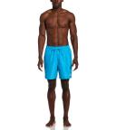 Nike Men's 18" Essential Logo Lap Swim Trunks - Blue Lightning | Polyester - Swimoutlet.com