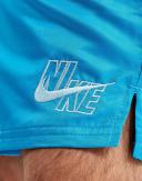 Nike Men's 18" Essential Logo Lap Swim Trunks - Blue Lightning XL | Polyester - Swimoutlet.com