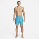 Nike Men's 18" Essential Logo Lap Swim Trunks - Blue Lightning XL | Polyester - Swimoutlet.com