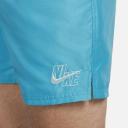 Nike Men's 18" Essential Logo Lap Swim Trunks - Blue Lightning XL | Polyester - Swimoutlet.com