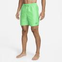 Nike Men's 18" Essential Logo Lap Swim Trunks - Electric Algae | Polyester - Swimoutlet.com