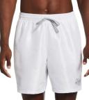 Nike Men's 18" Essential Logo Lap Swim Trunks - Optic Yellow | Polyester - Swimoutlet.com