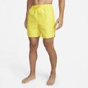 Nike Men's 18" Essential Logo Lap Swim Trunks - Optic Yellow XL | Polyester - Swimoutlet.com
