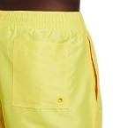 Nike Men's 18" Essential Logo Lap Swim Trunks - Optic Yellow XL | Polyester - Swimoutlet.com