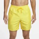 Nike Men's 18" Essential Logo Lap Swim Trunks - Optic Yellow XXL | Polyester - Swimoutlet.com
