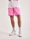 Nike Men's 18" Essential Logo Lap Swim Trunks - Pink Spell XL | Polyester - Swimoutlet.com