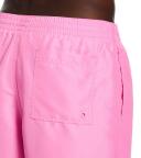 Nike Men's 18" Essential Logo Lap Swim Trunks - Pink Spell XXL | Polyester - Swimoutlet.com
