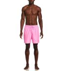 Nike Men's 18" Essential Logo Lap Swim Trunks - Pink Spell XXL | Polyester - Swimoutlet.com